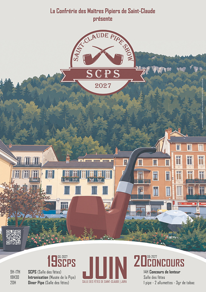 affiche Saint-Claude pipe Show
